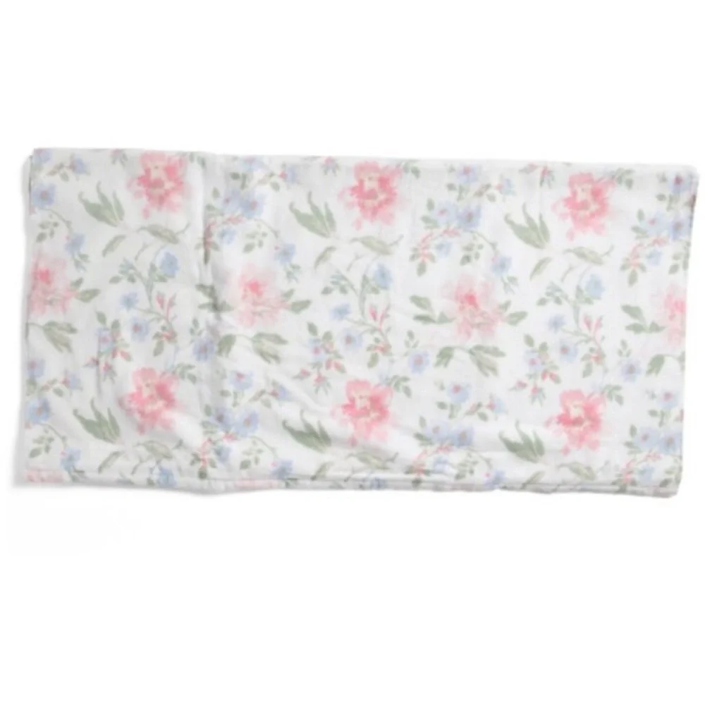 New Laura Ashley Emilie Foral Pink Beach 1/ Towel 100% Cotton Velour 36